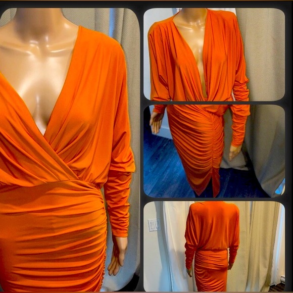 -MARCIANO- Guess-Orange Dress ( Reposhed ) - Picture 1 of 3
